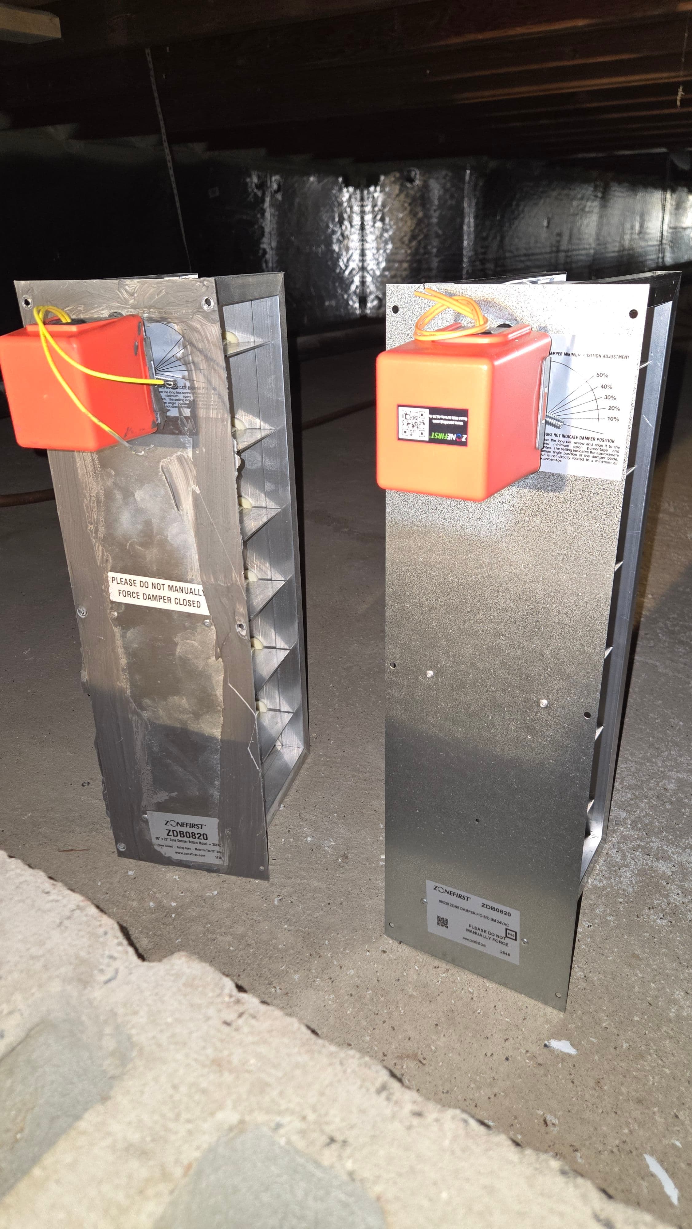 Project HVAC Zone Damper Installation Fixing Airflow Problems in Deephaven image