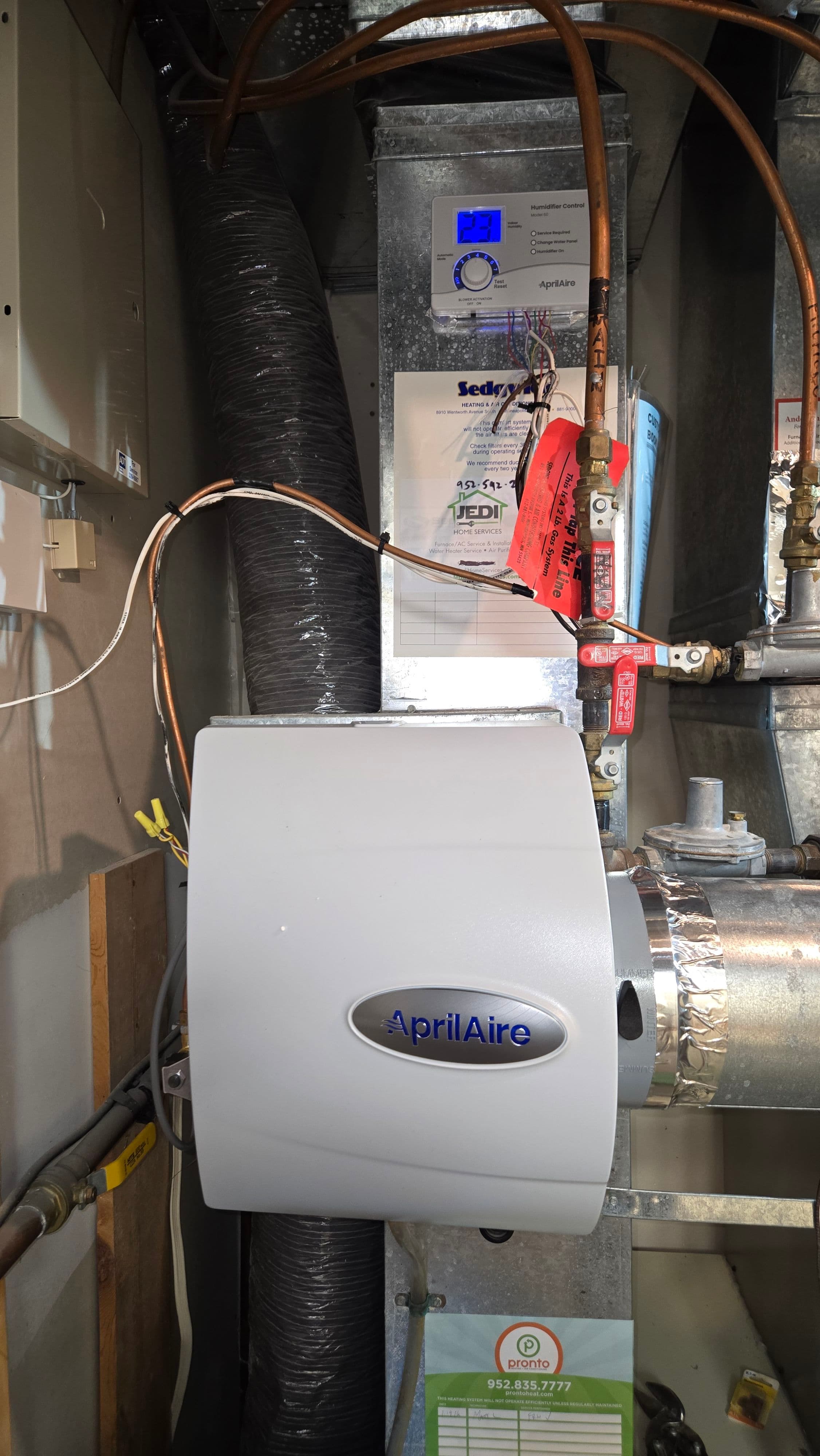 Project Humidifier Install for Enhanced Comfort in Excelsior image