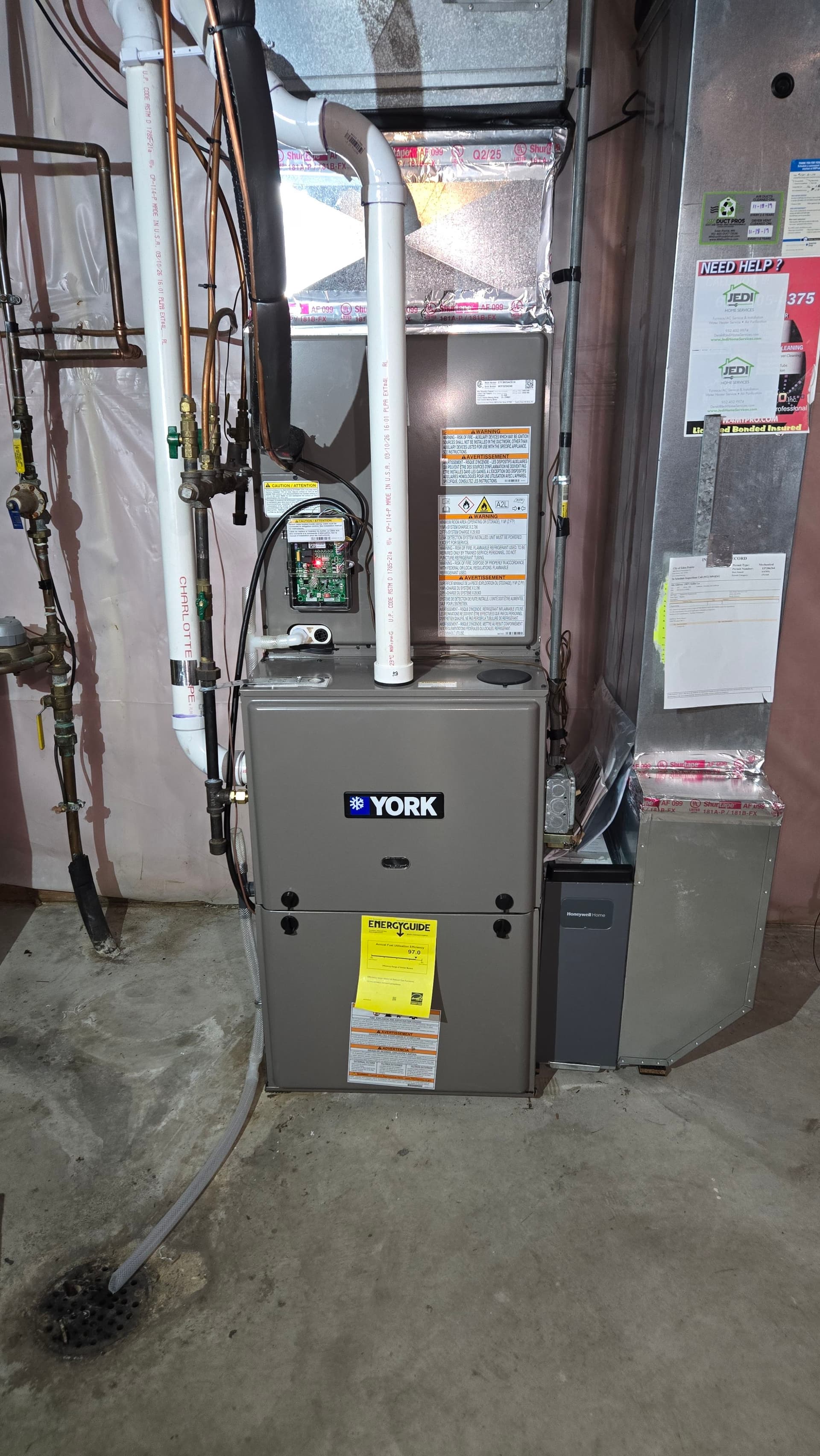 Full York Furnace and A/C Install in Eden Prairie image