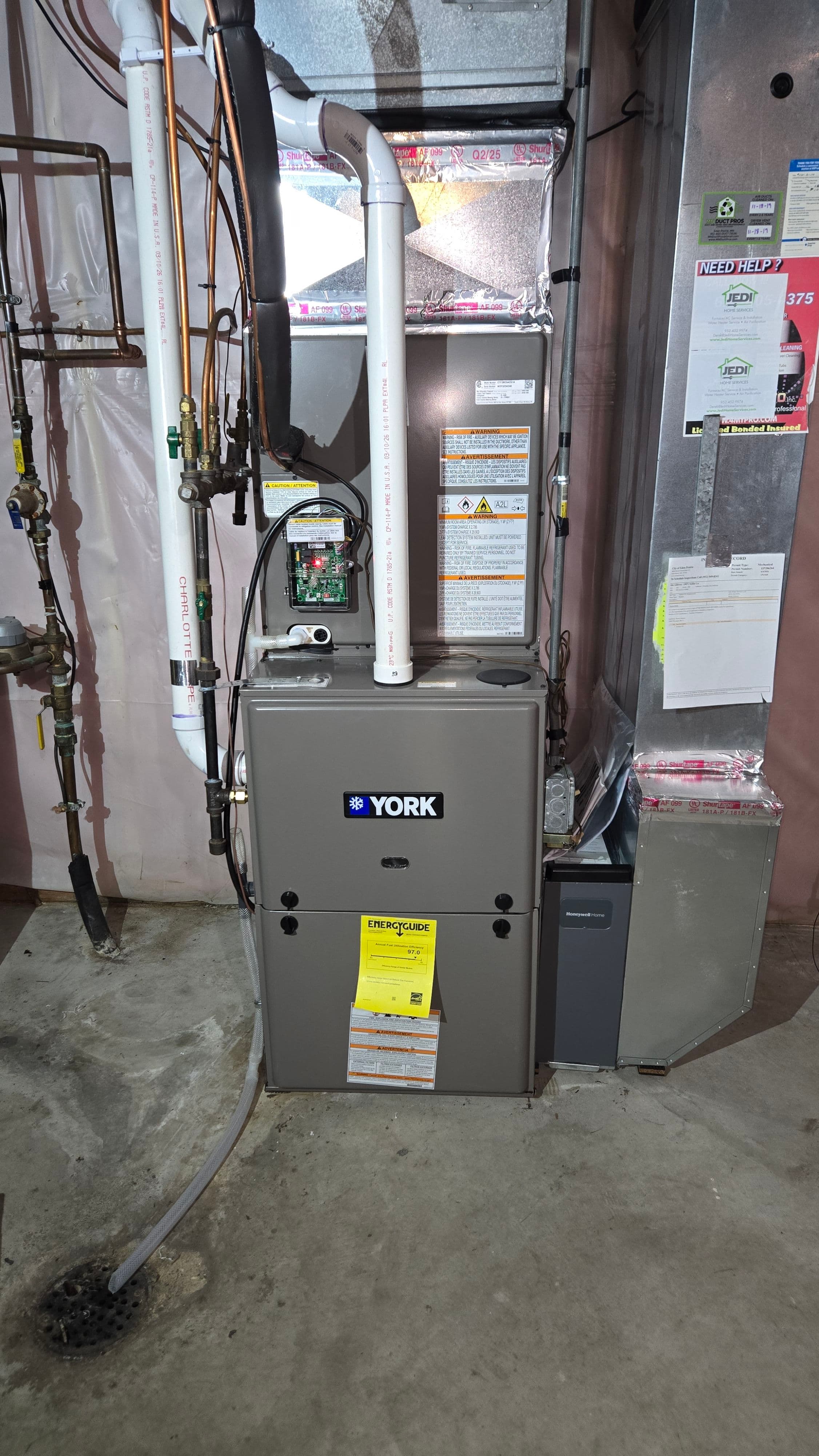 Project Full York Furnace and A/C Install in Eden Prairie image