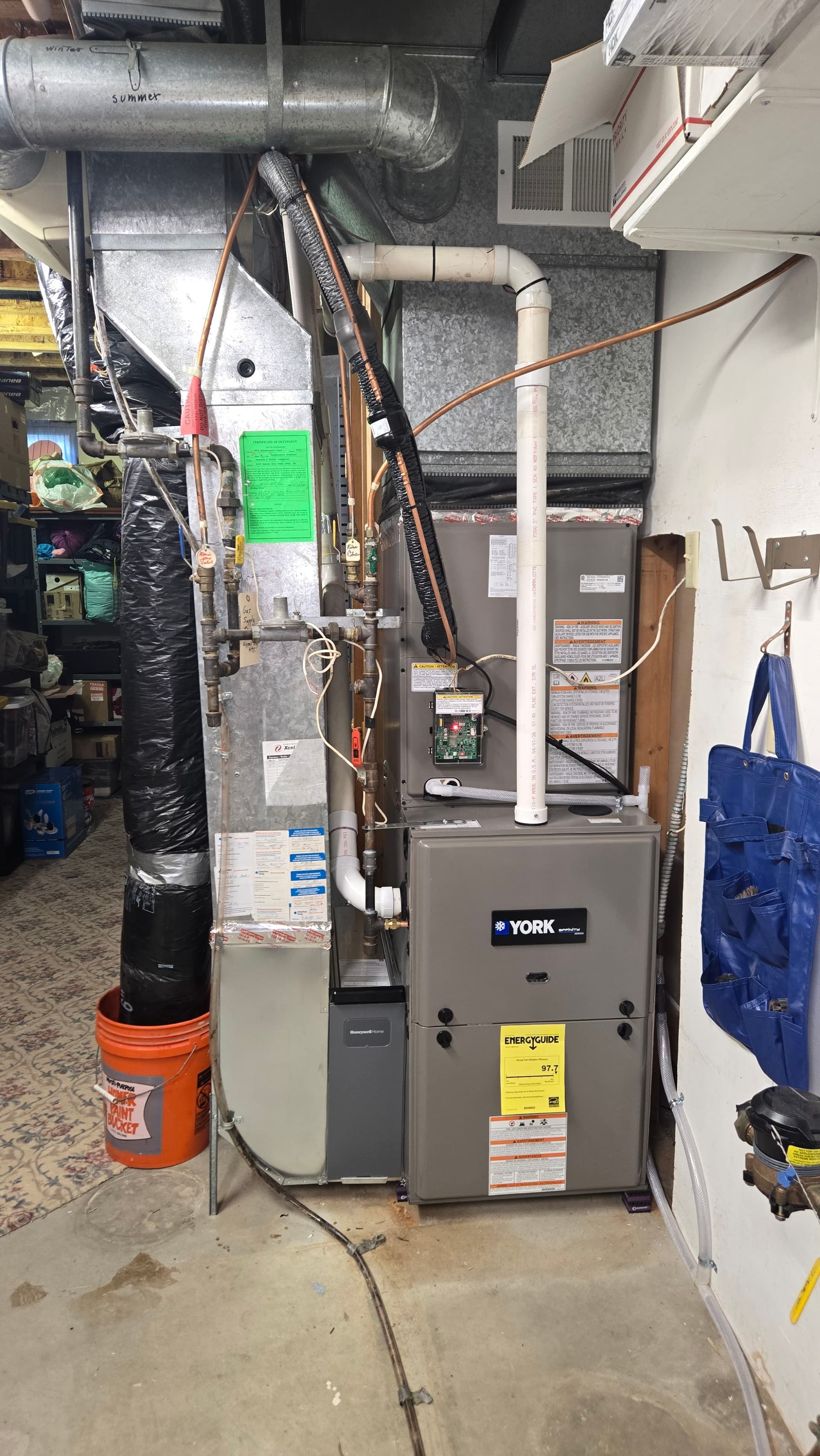 Gallery photos for New Furnace and AC Install in Chanhassen: Image #1